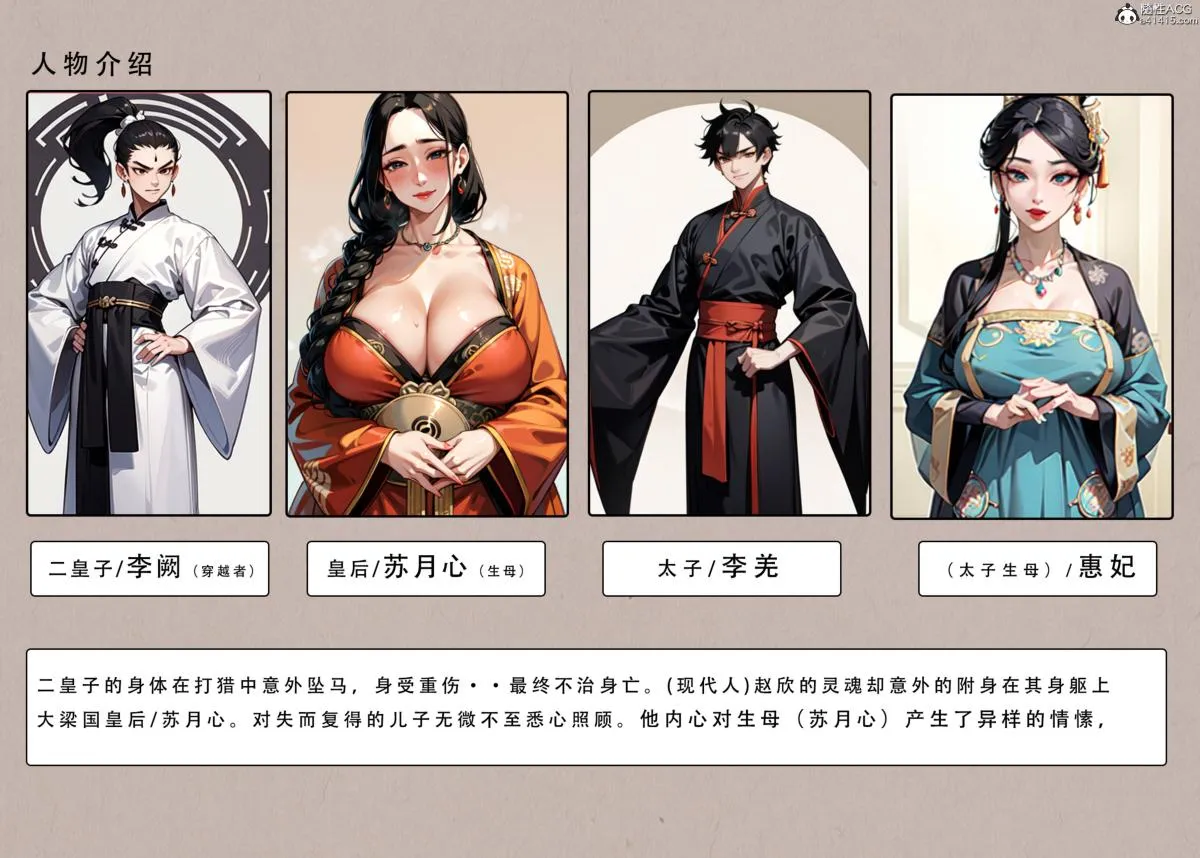 [AI漫画]册母为后 01 第1页