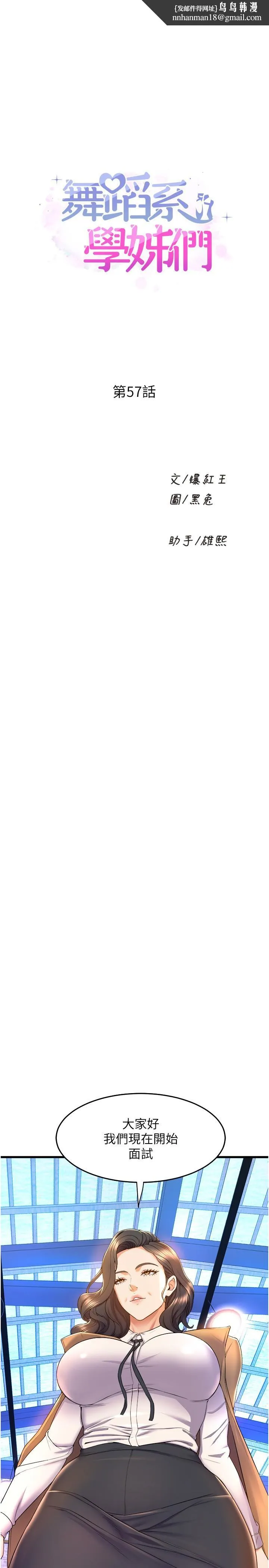 舞蹈系学姊们 第57话-色气满满的公开试镜 第1页